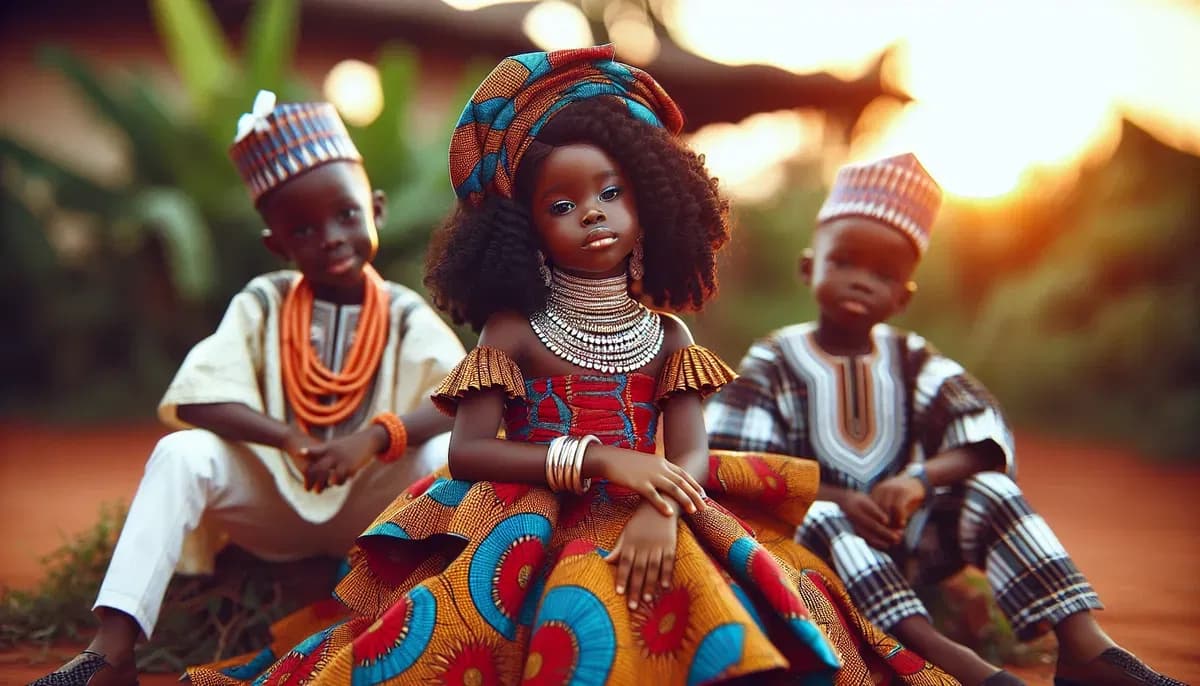 Cocoladyspeed : Quand le Pagne Africain Habille les Enfants avec Élégance