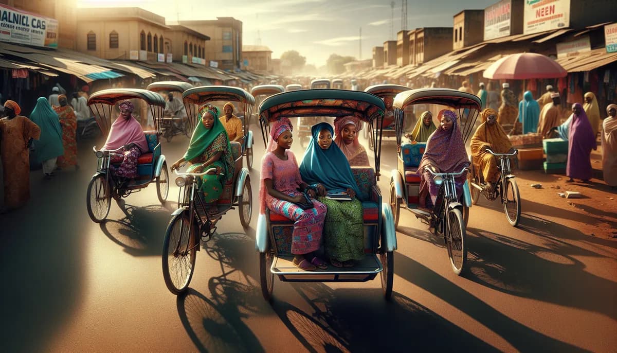 Women rickshaw drivers defy norms in Nigeria's conservative Kano